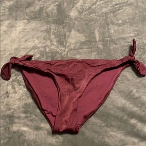 burgundy women’s bikini bottoms